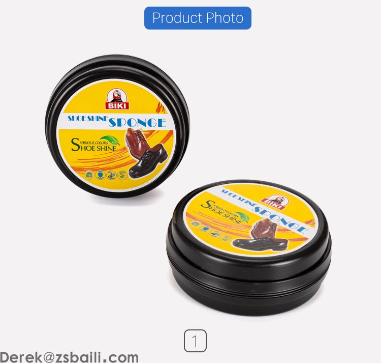 双面圆形海绵鞋蜡 Double sides Shoe Shine Sponge BK6600(图4)