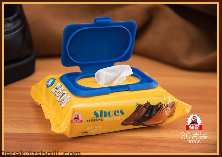 标奇皮鞋上光湿巾 BQ530 Shoe Wipes(图3)