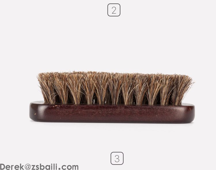 XS-M03 Horse Hair Shoe Brush 马鬃毛刷(图5)