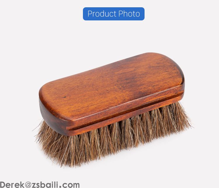 XS-M02 Horse Hair Shoe Brush 马鬃毛刷(图3)