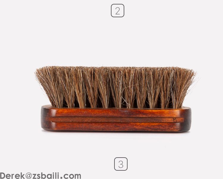 XS-M02 Horse Hair Shoe Brush 马鬃毛刷(图5)