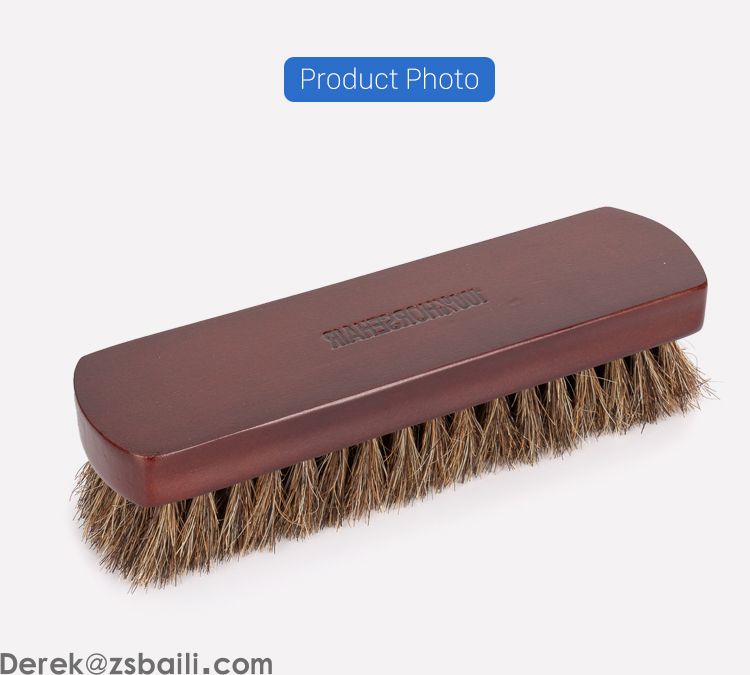 XS-M04 Horse Hair Shoe Brush 马鬃毛刷(图3)